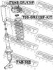 FEBEST TAB-102 Spacer Bush, shock absorber